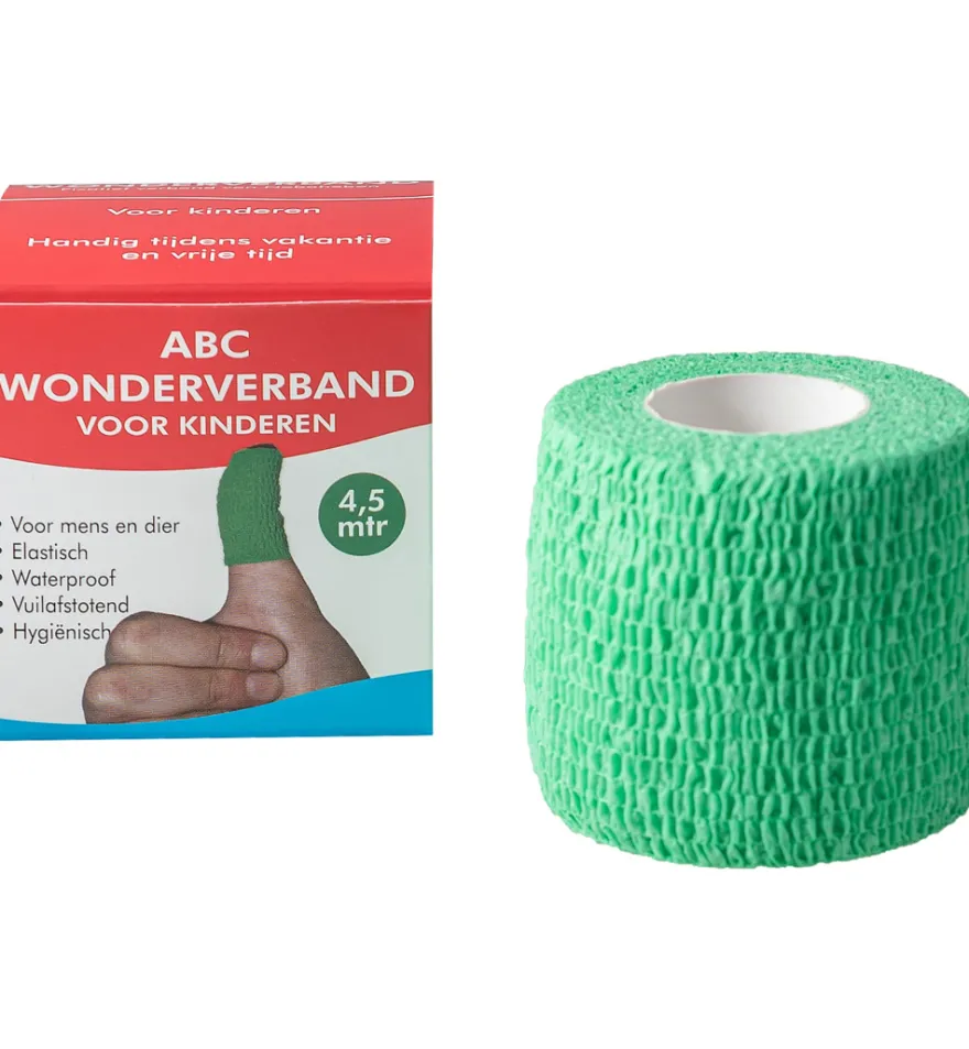 Abc Wondverband Wonderverbandgroen Kinderen (1 stuk)