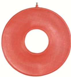 Able 2 Ringkussen opblaasbaar rubber 41 cm (1 stuk)