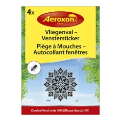 Aeroxon Vliegenval Venstersticker (4 stuks)