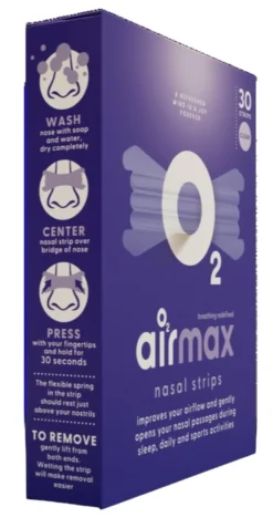 Airmax Nasal Strip Clear (30 stuks)