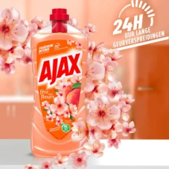 Ajax Allesreiniger Fete Des Fleurs Perzik (1000 ml)