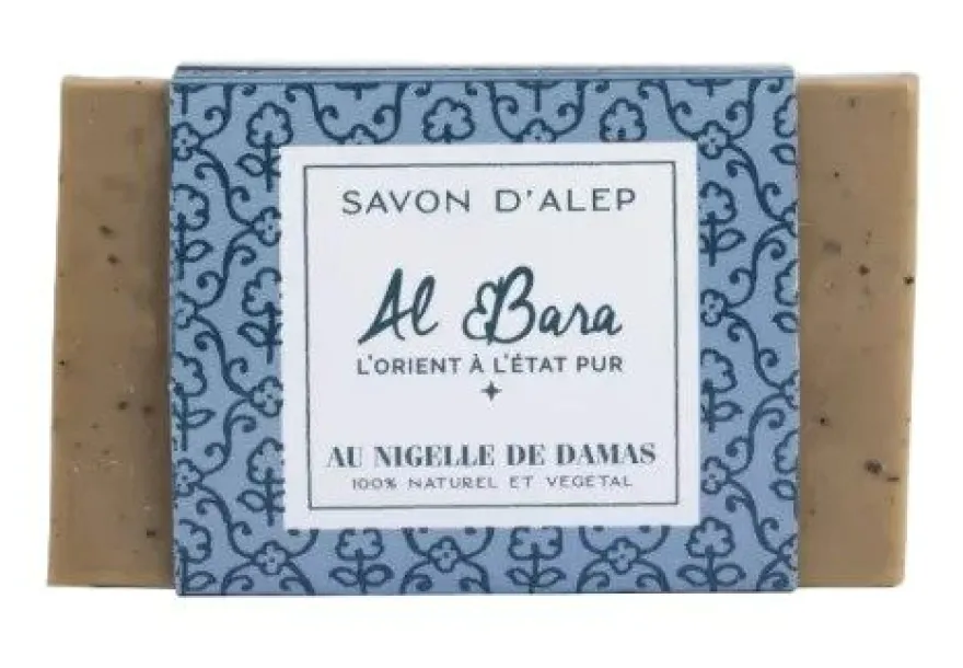 Al Bara Aleppo Scrubzeep Pure Olijfolie & Zwarte Komijn (150 gr)