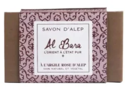 Al Bara Aleppo Zeep Pure Olijfolie & Roze Klei (150 gr)
