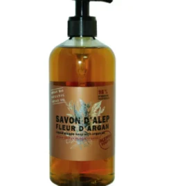 Aleppo Soap Co Aleppo arganzeep exfoliant bio met pomp (500 ml)