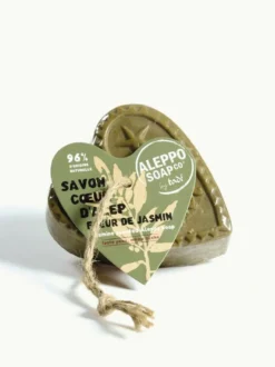 Aleppo Soap Co Savon D’Alep Hart Fleur de Jasmin met Touw (150 gr)