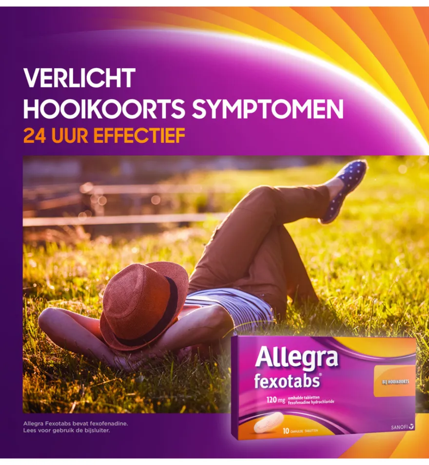Allegra Fexotabs hooikoorts (20 tabletten)