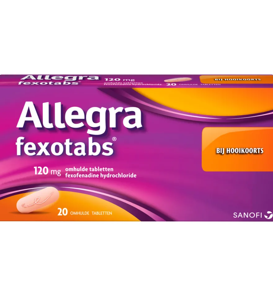 Allegra Fexotabs hooikoorts (20 tabletten)