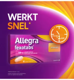 Allegra Fexotabs hooikoorts (20 tabletten)