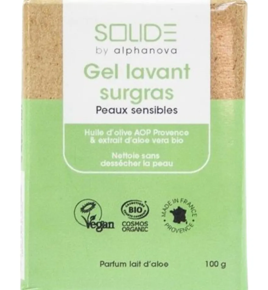 Alphanova Solide Cleansing Gel Gevoelige Huid (100 gr)