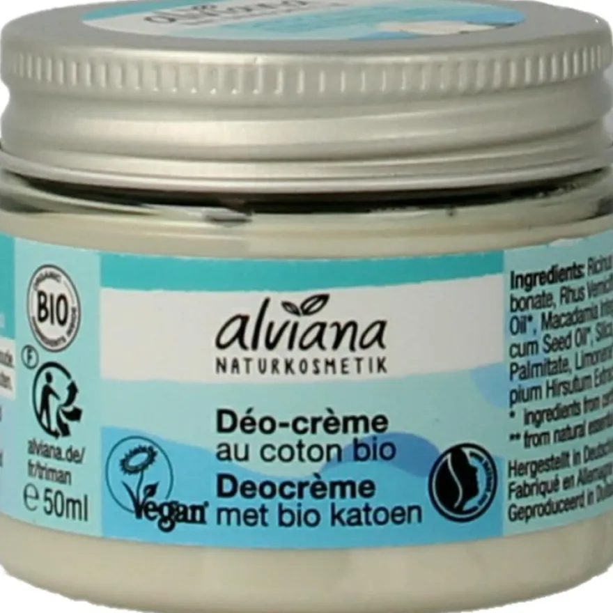 Alviana Deo Creme Katoen (50 ml)