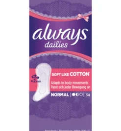 Always Dailies inlegkruisjes normaal (34 stuks)
