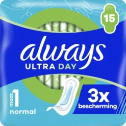Always Maandverband Ultra Day Normal Maat 1 (15 stuks)