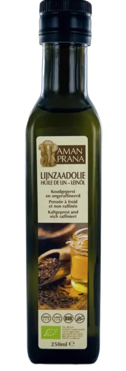 Amanprana Lijnzaadolie (250 ml)