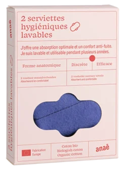 Anae Wasbaar Maandverband Licht (2 stuks)
