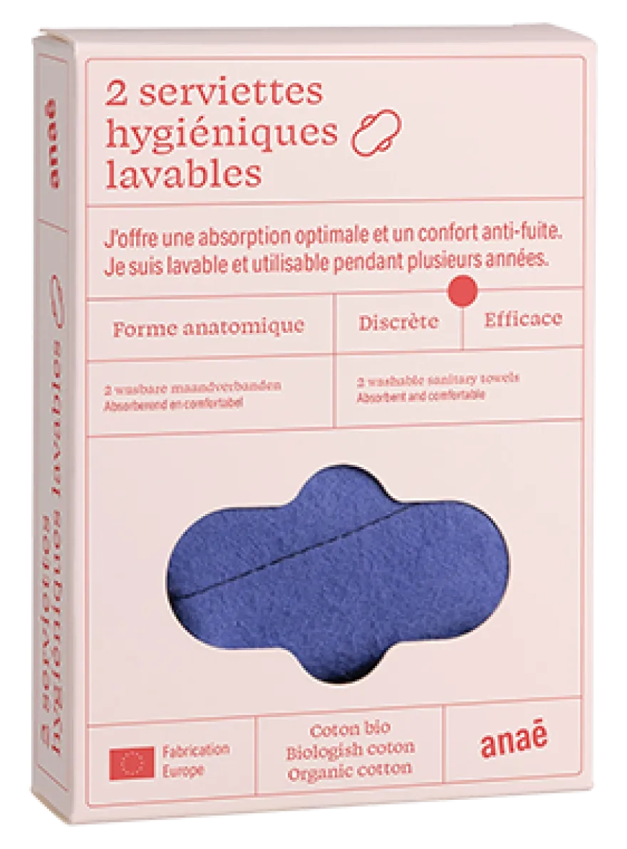 Anae Wasbaar Maandverband Licht (2 stuks)