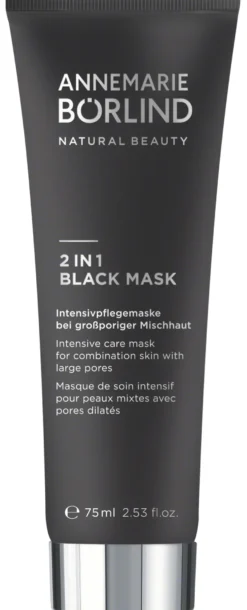 ANNEMARIE BÖRLIND Masker skin & pore black 2-in-1 (75 ml)