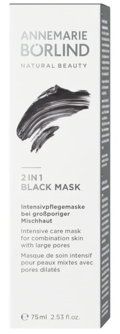 ANNEMARIE BÖRLIND Masker skin & pore black 2-in-1 (75 ml)