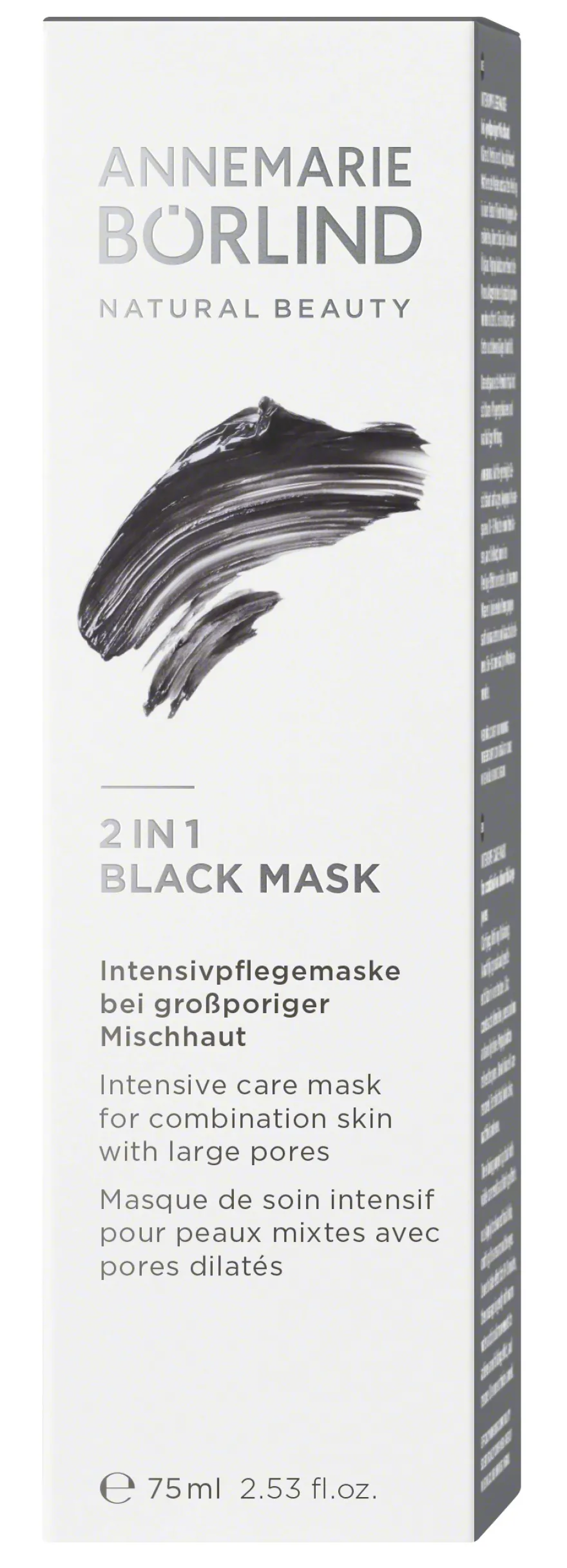 ANNEMARIE BÖRLIND Masker skin & pore black 2-in-1 (75 ml)