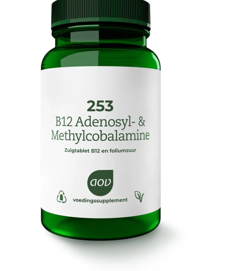AOV 253 B12 Adenosyl & methylcobalamine (60 zuigtabletten)