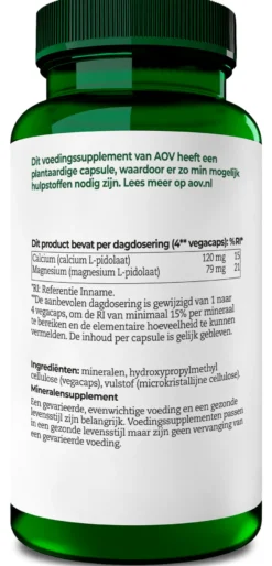 AOV 550 Calcium magnesium pidolaat (90 vega capsules)