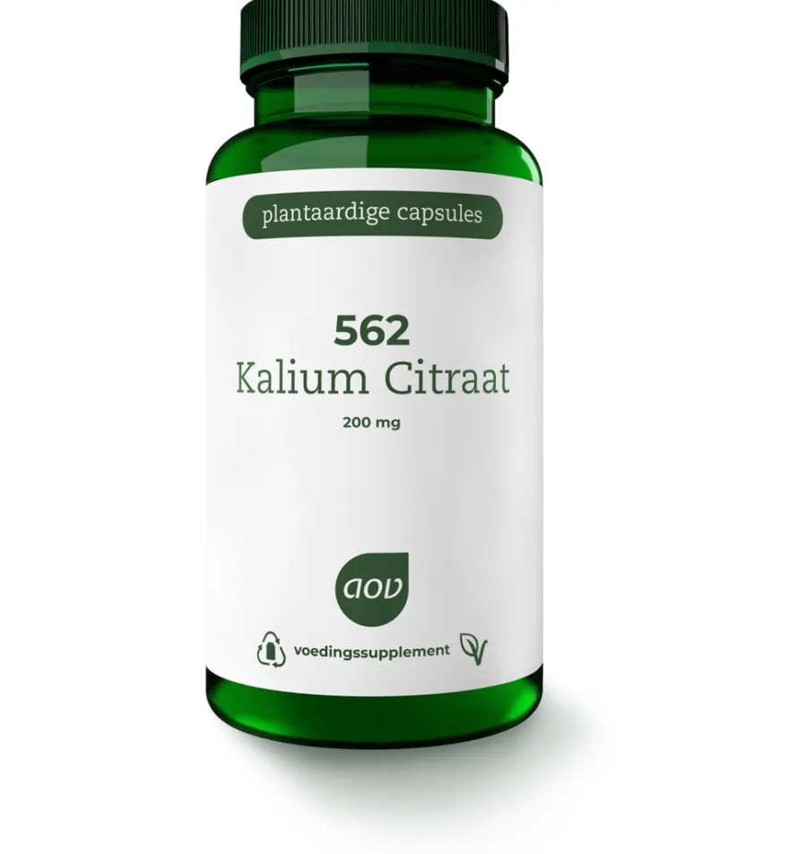 AOV 562 Kalium citraat 200mg (90 vega capsules)