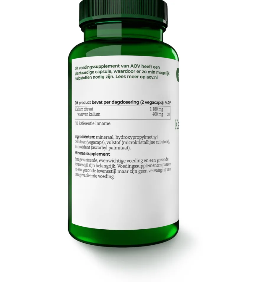 AOV 562 Kalium citraat 200mg (90 vega capsules)