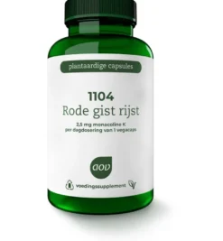 AOV 1104 Rode gist rijst extra (90 vega capsules)