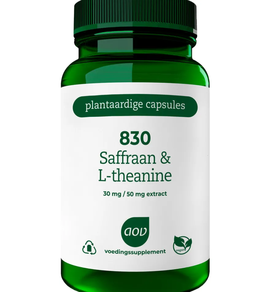 Aov 830 Saffraan & L-Theanine (30 vega capsules)