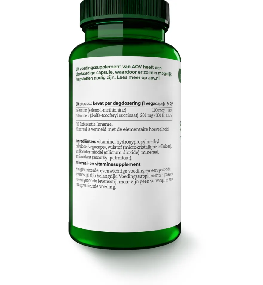 AOV 523 Selenium & Vitamine E (60 vega capsules)