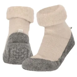 Apollo Huisslof Wol Anti-Slip Beige 43/44 (1 paar)
