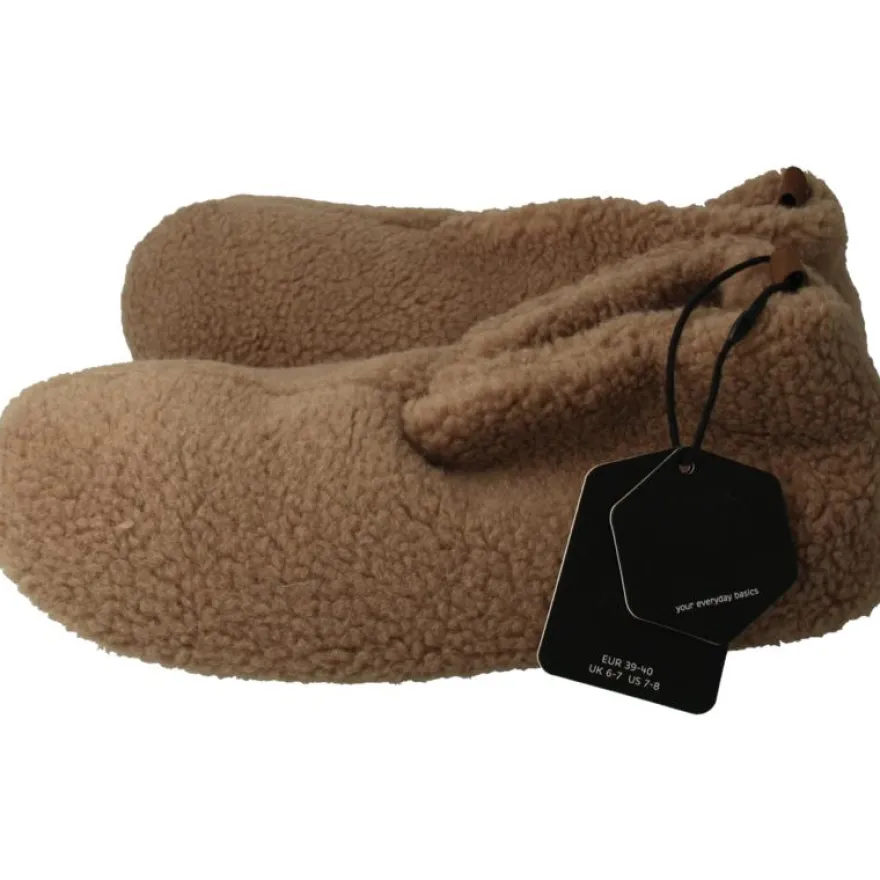 Apollo Slof Dames Teddy Beige 39/40 (1 paar)