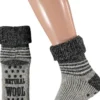 Apollo Slofsok Grijs Motief 43-46 (1 paar)