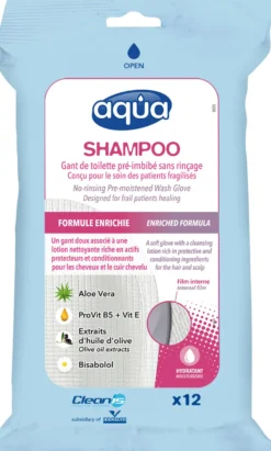 Aqua Washandjes shampoo (12 stuks)