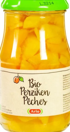 Arlo Perziken Op Lichte Siroop (350 gr)