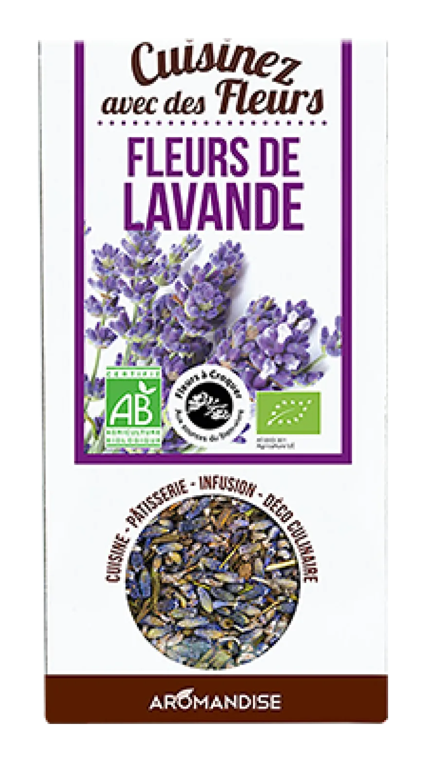 Aromandise Eetbare Bloemen Lavendel Bio (40 gr)