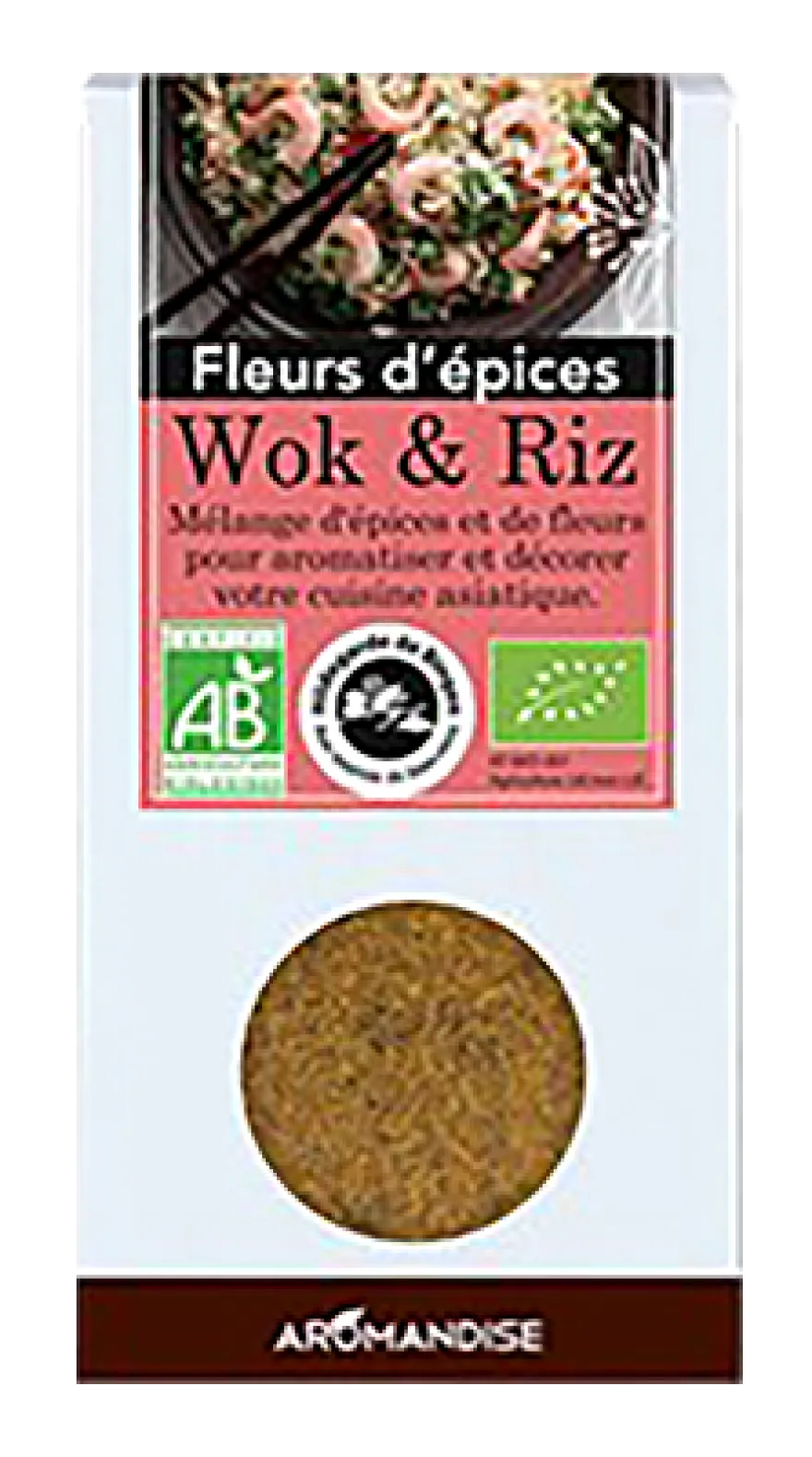 Aromandise Kruidenmix Wok en Rijst Bio (48 gr)