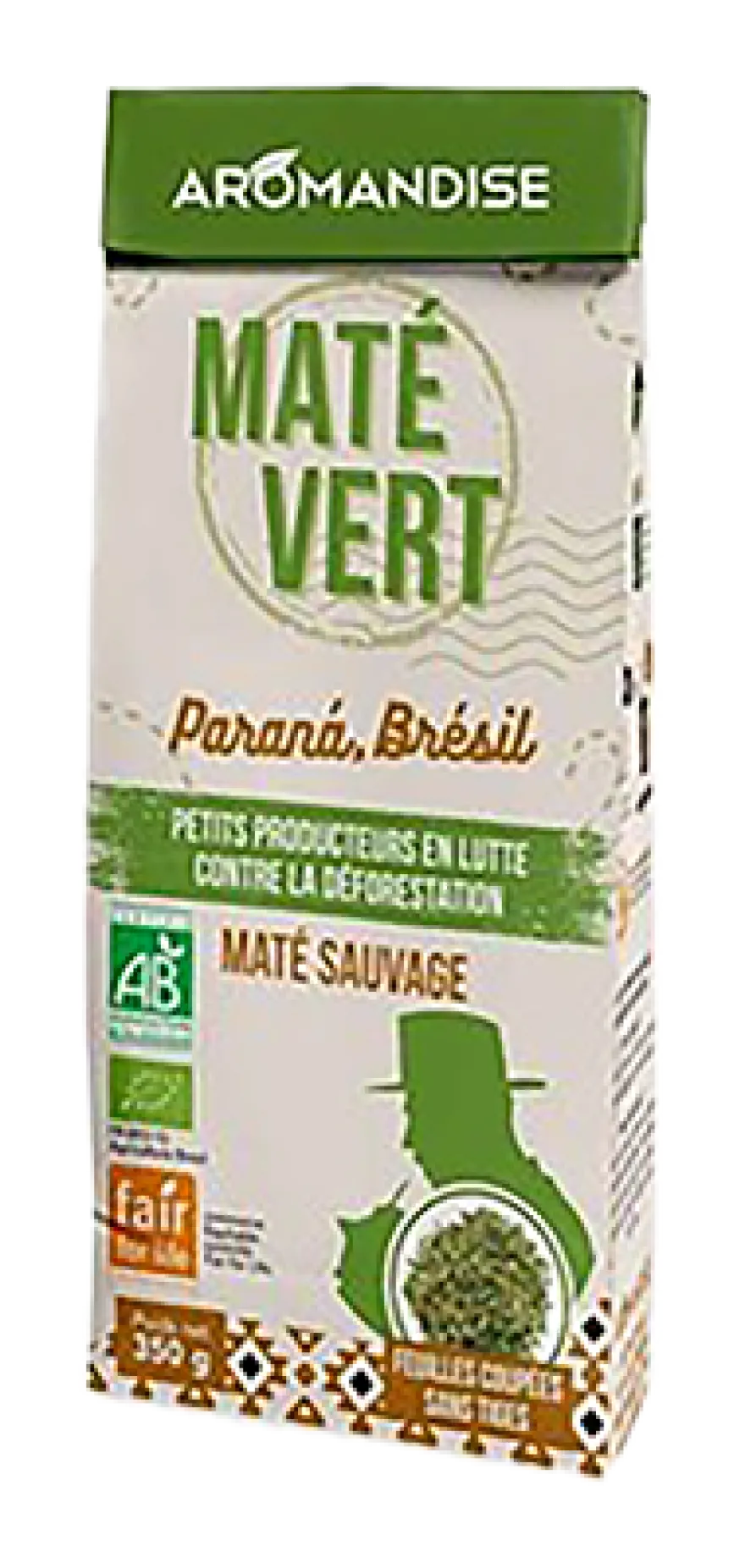 Aromandise Maté Groen Wild Bio (350 gr)