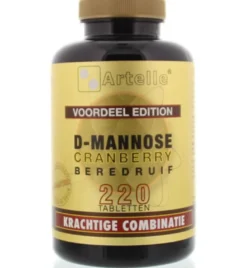 Artelle D-Mannose cranberry berendruif (220 tabletten)