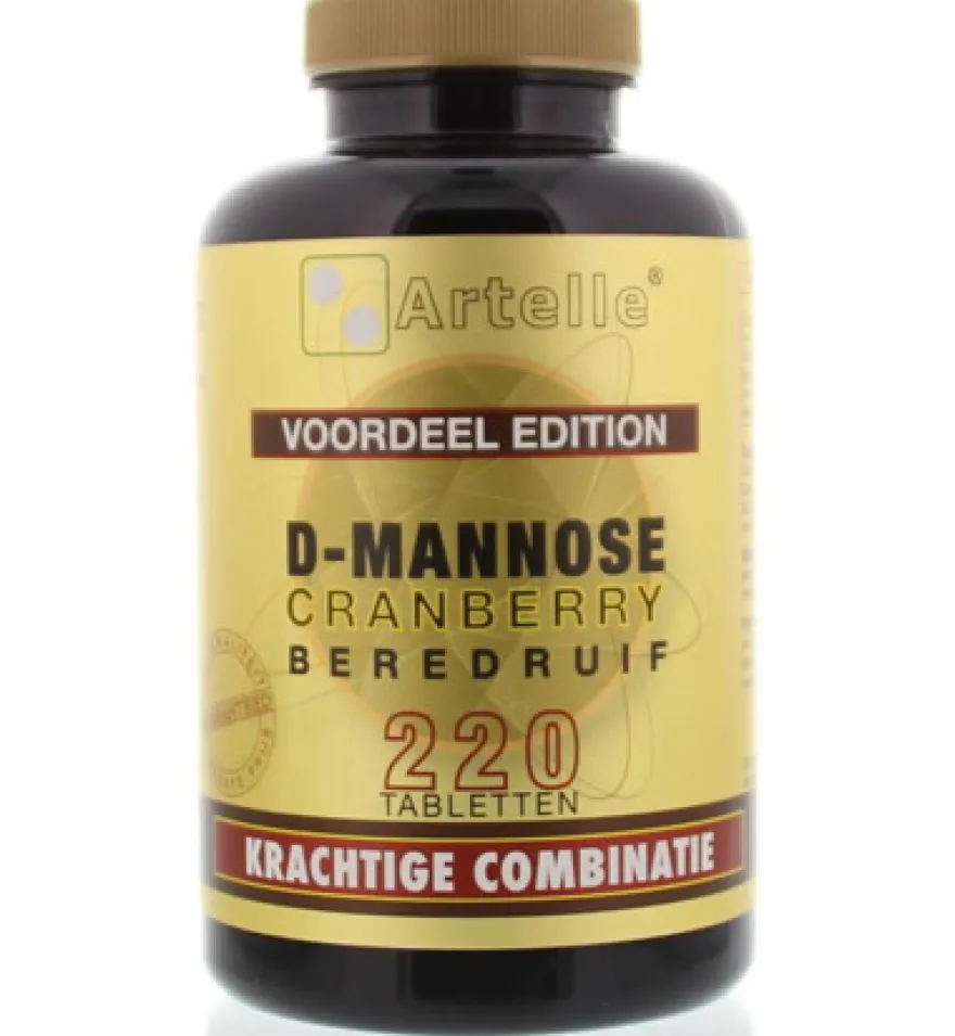 Artelle D-Mannose cranberry berendruif (220 tabletten)