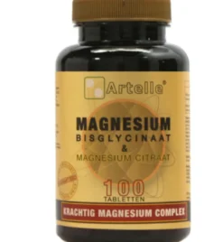 Artelle Magnesium bisglycinaat & citraat (100 tabletten)