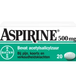 Aspirine 500mg (20 tabletten)