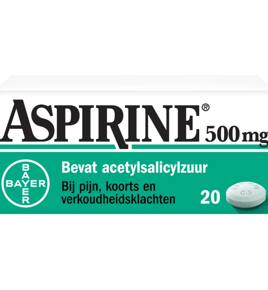 Aspirine 500mg (20 tabletten)