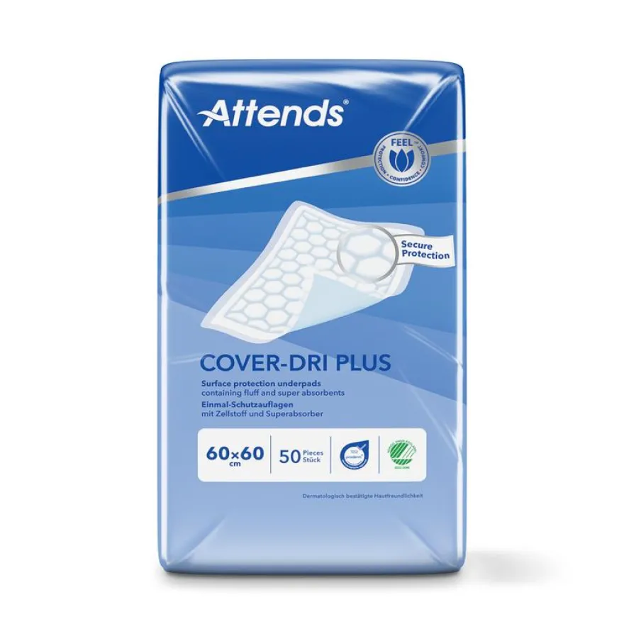 Attends Cover Dri+ 60 X 60 (50 Stuks)