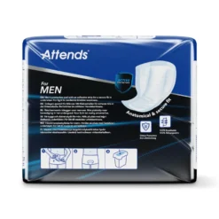 Attends Men Discreet Underwear Zwart Maat M (10 Stuks)