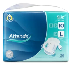 Attends Slip Active 10 Maat L (28 stuks)