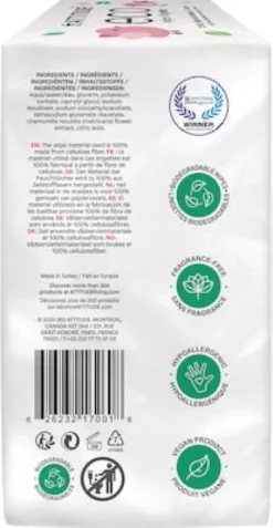 Attitude Eco Wipes Navul 3-pack (216 stuks)