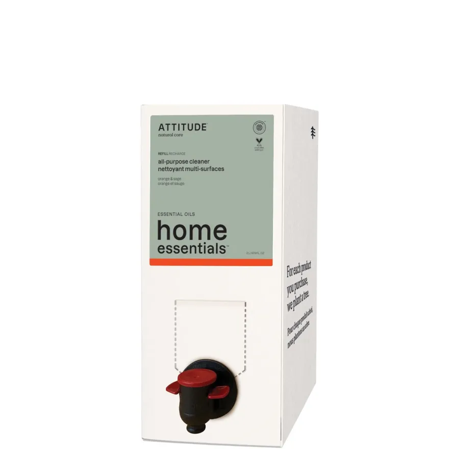 Attitude Home Essentials Allesreiniger Sinaasappel & Salie Navul (2000 ml)