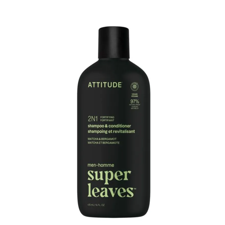 Attitude Men 2in1 Shampoo & Conditioner Bergamot & Matcha (415 ml)