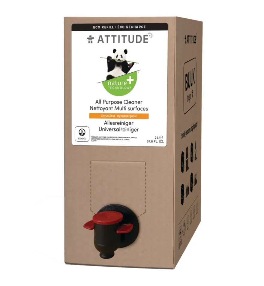 Attitude Nature+ Bulk2Go Allesreiniger Citrus Zest (2000 ml)