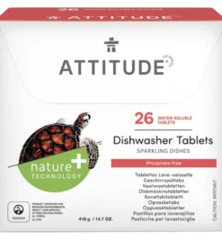 Attitude Nature+ Vaatwastabletten (26 stuks) (416 gr)